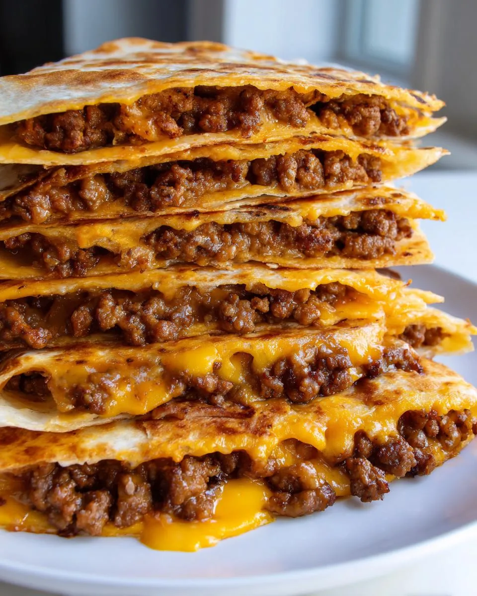 Smashburger Style Quesadillas - detail 4