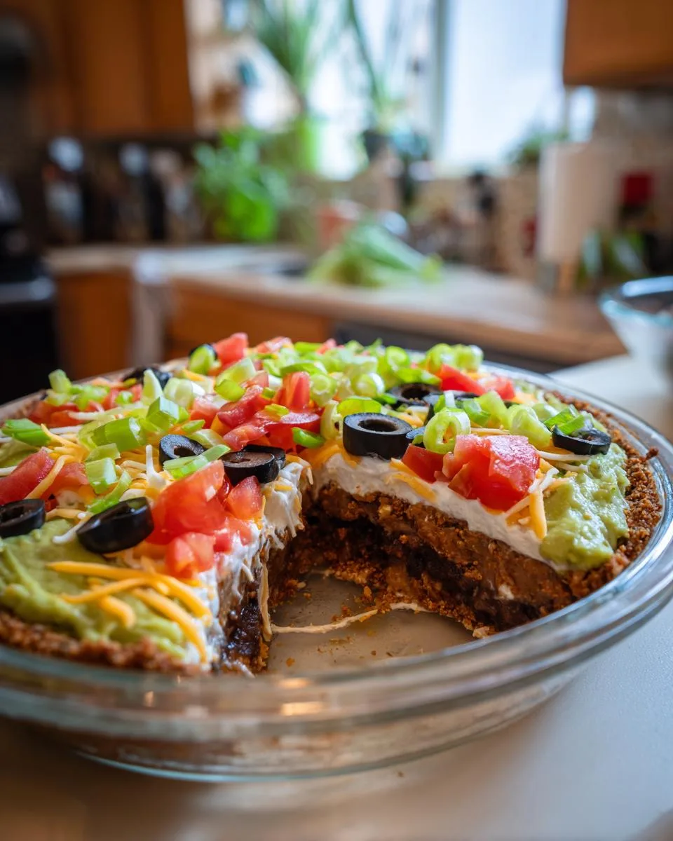 Spiderweb Taco Dip - detail 3