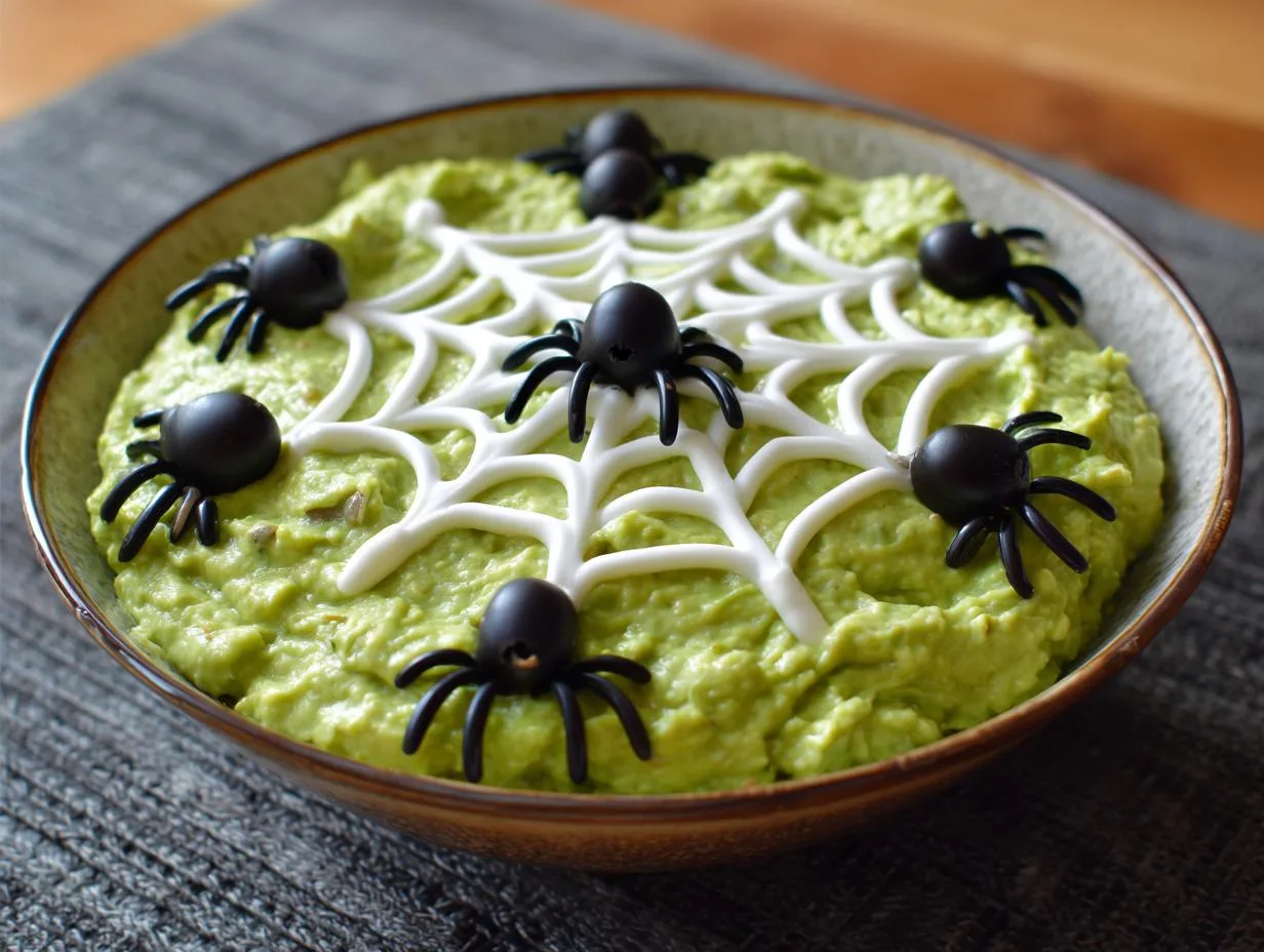 Spooky Spiderweb Guacamole: A Creepy 15-Minute Halloween Hit