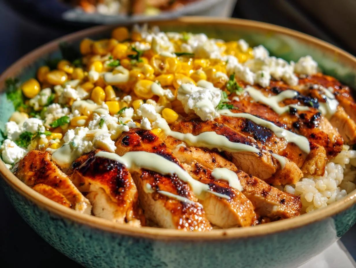 Juicy Street Corn Chicken Bowl Recipe in 6 Simple Steps
