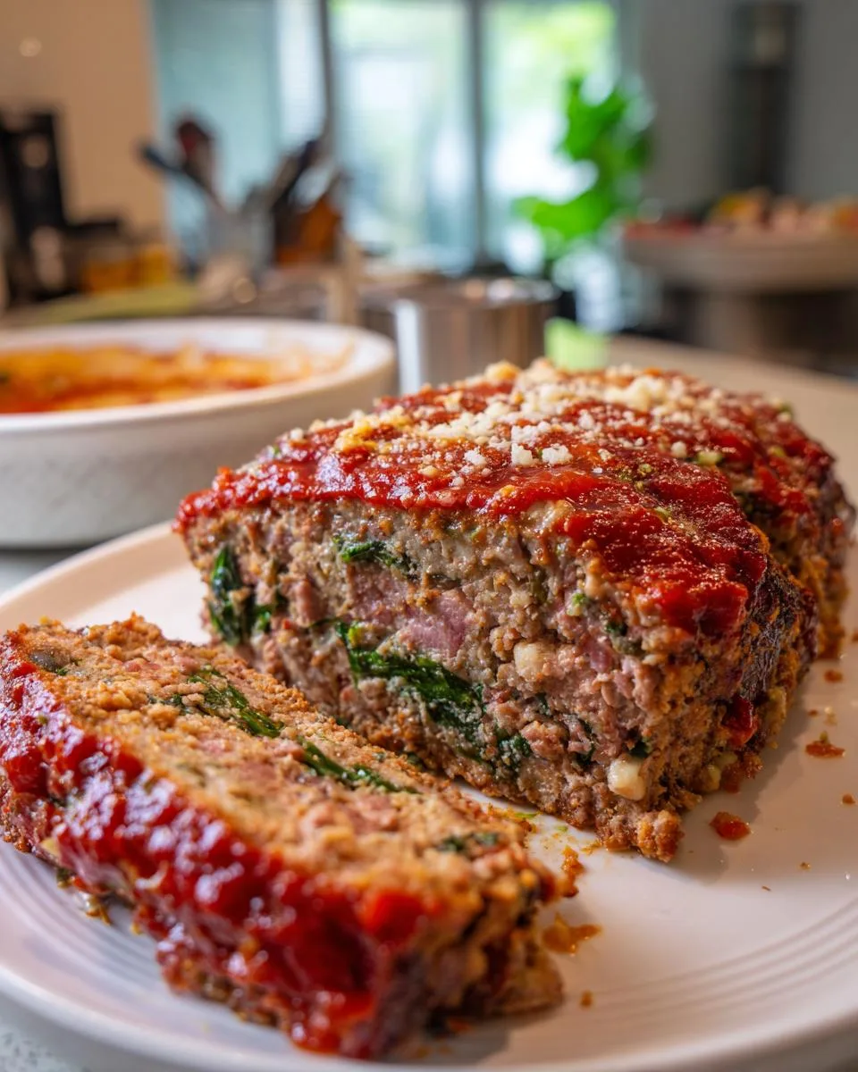 Stuffed Italian Meatloaf Recipe - detail 3