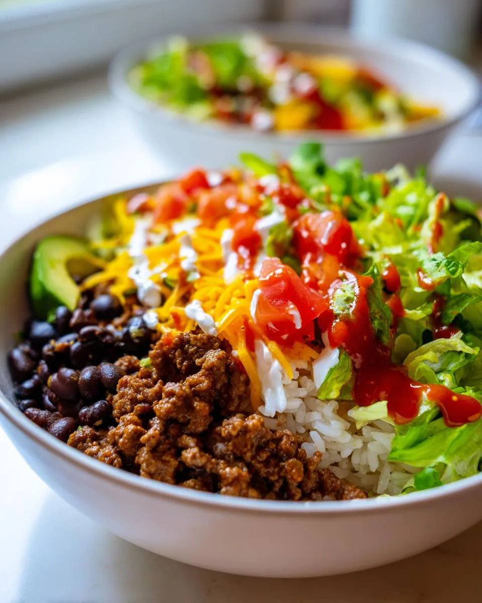 Taco Rice Bowl - detail 2