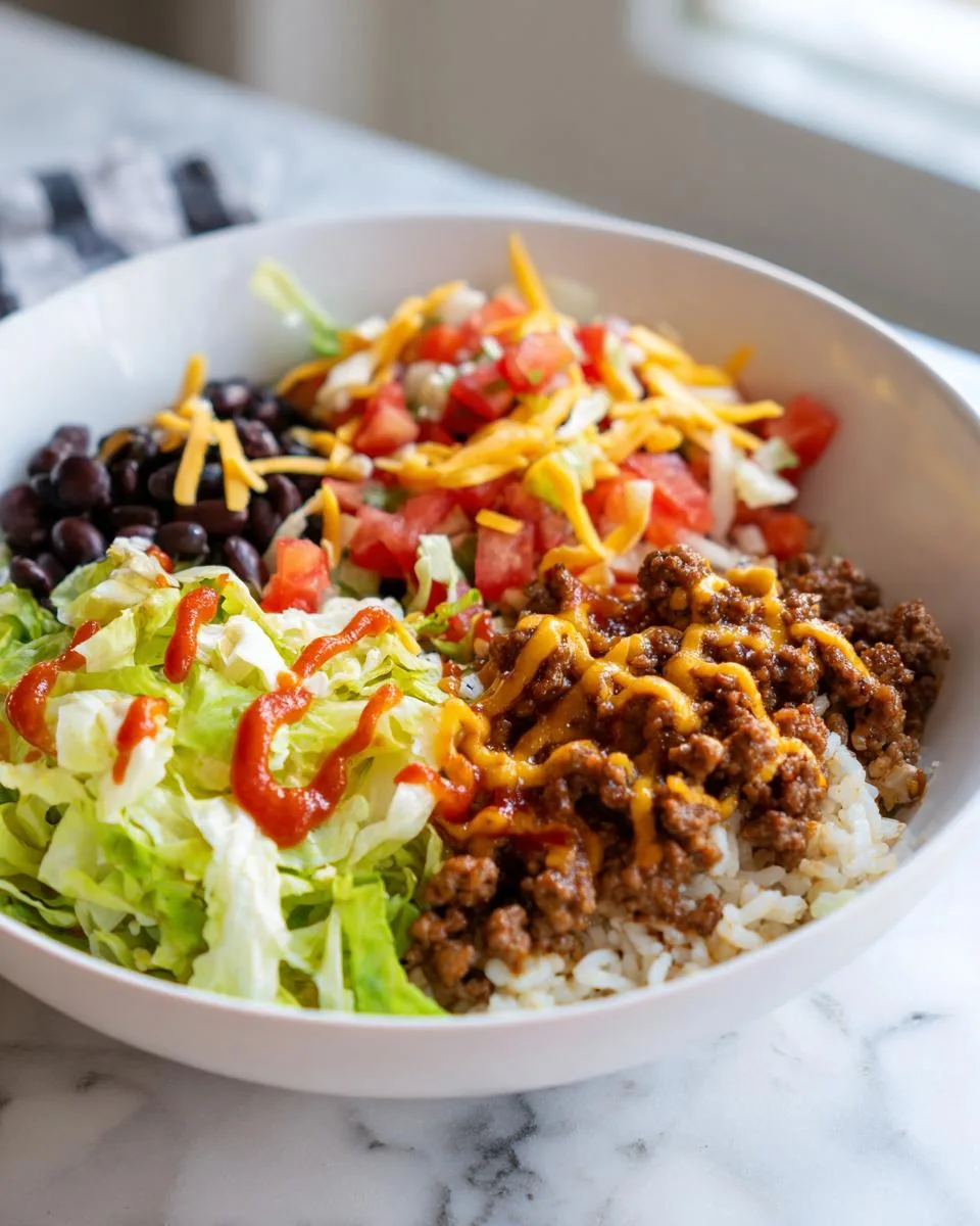 Taco Rice Bowl - detail 3