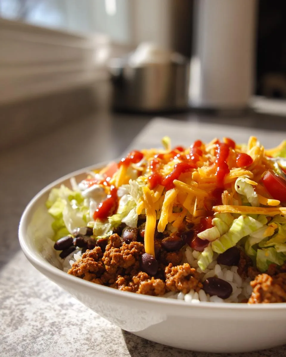 Taco Rice Bowl - detail 4