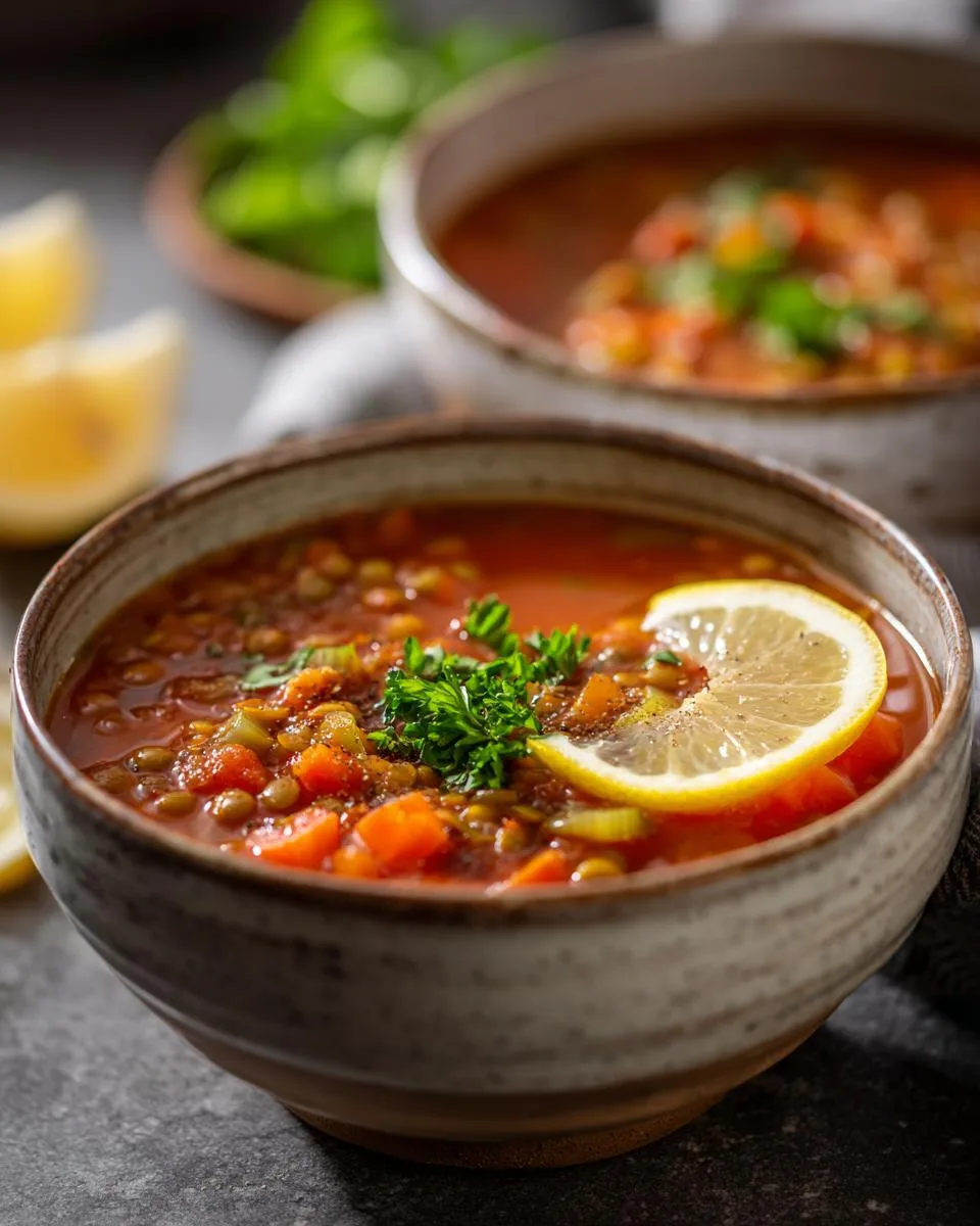 Tomato Lentil Soup - detail 4