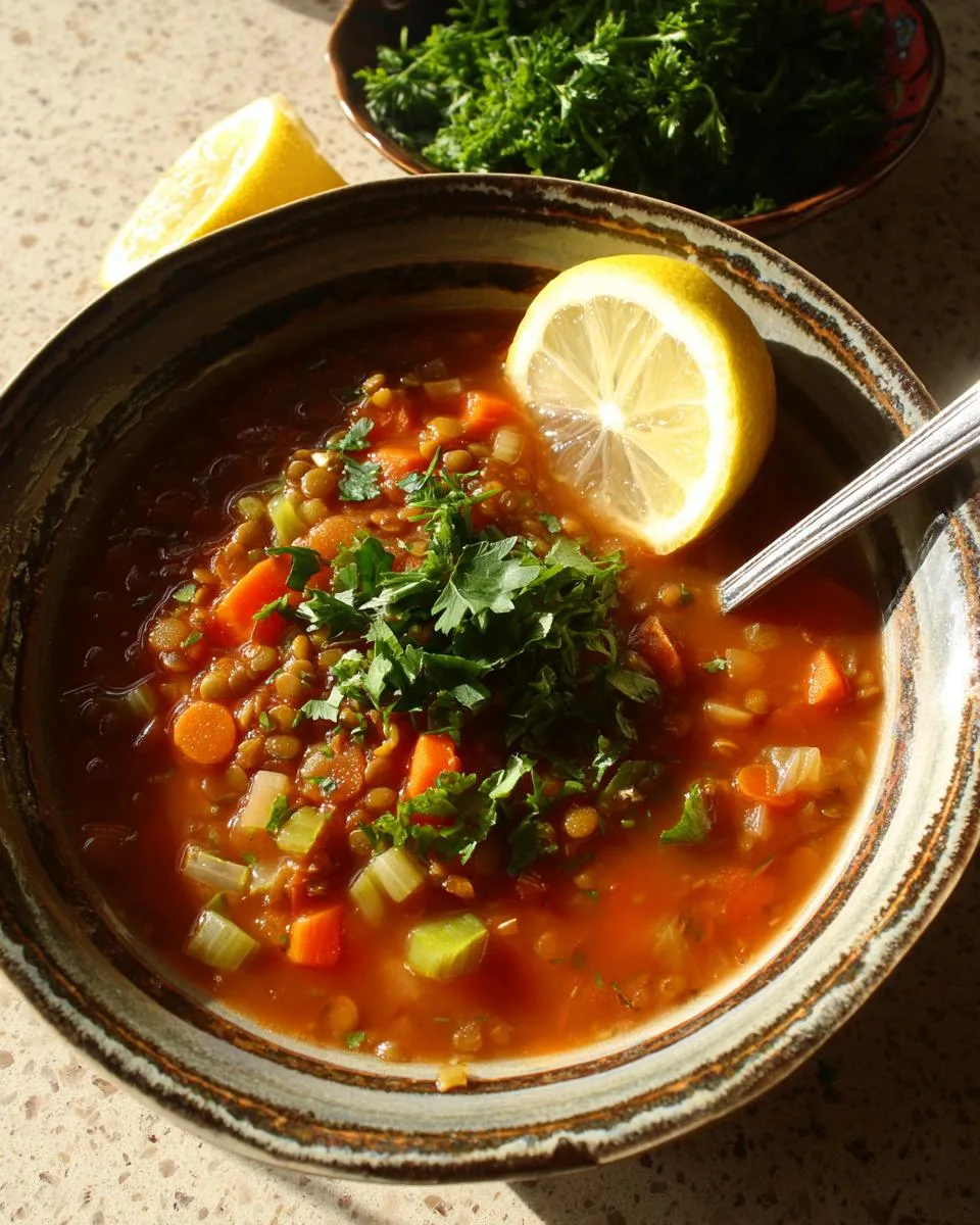 Tomato Lentil Soup - detail 5