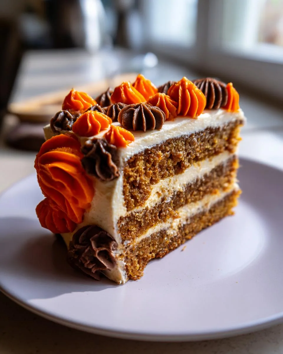 Vegan Pumpkin Spice Cake - detail 3
