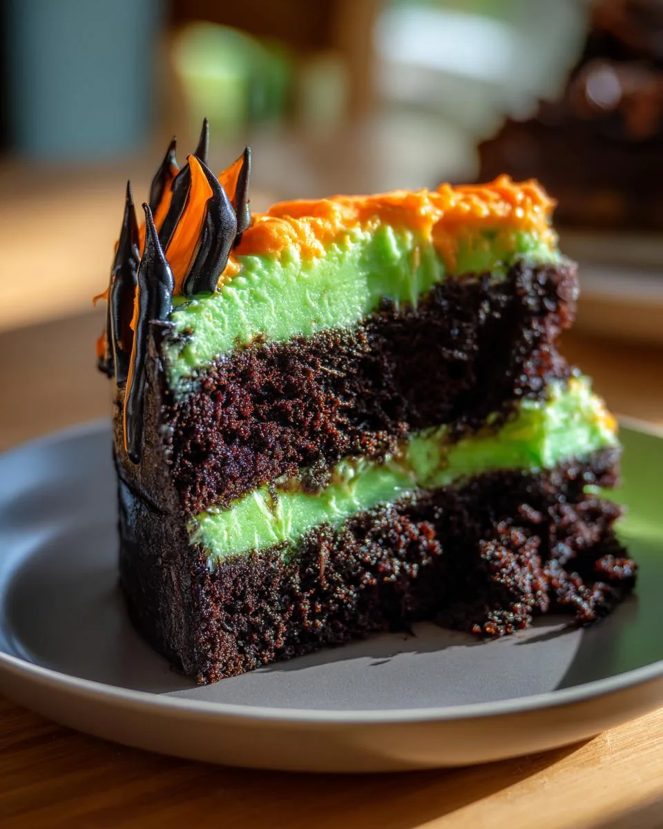 Witches Brew Halloween Cake - detail 2