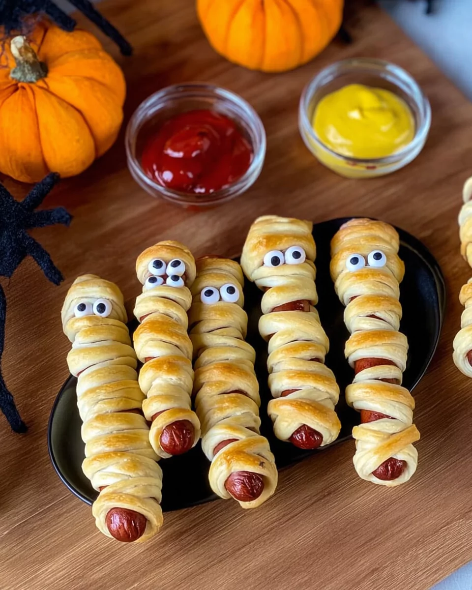 Crescent Roll Mummy Dogs – Amazing Halloween Snack Idea