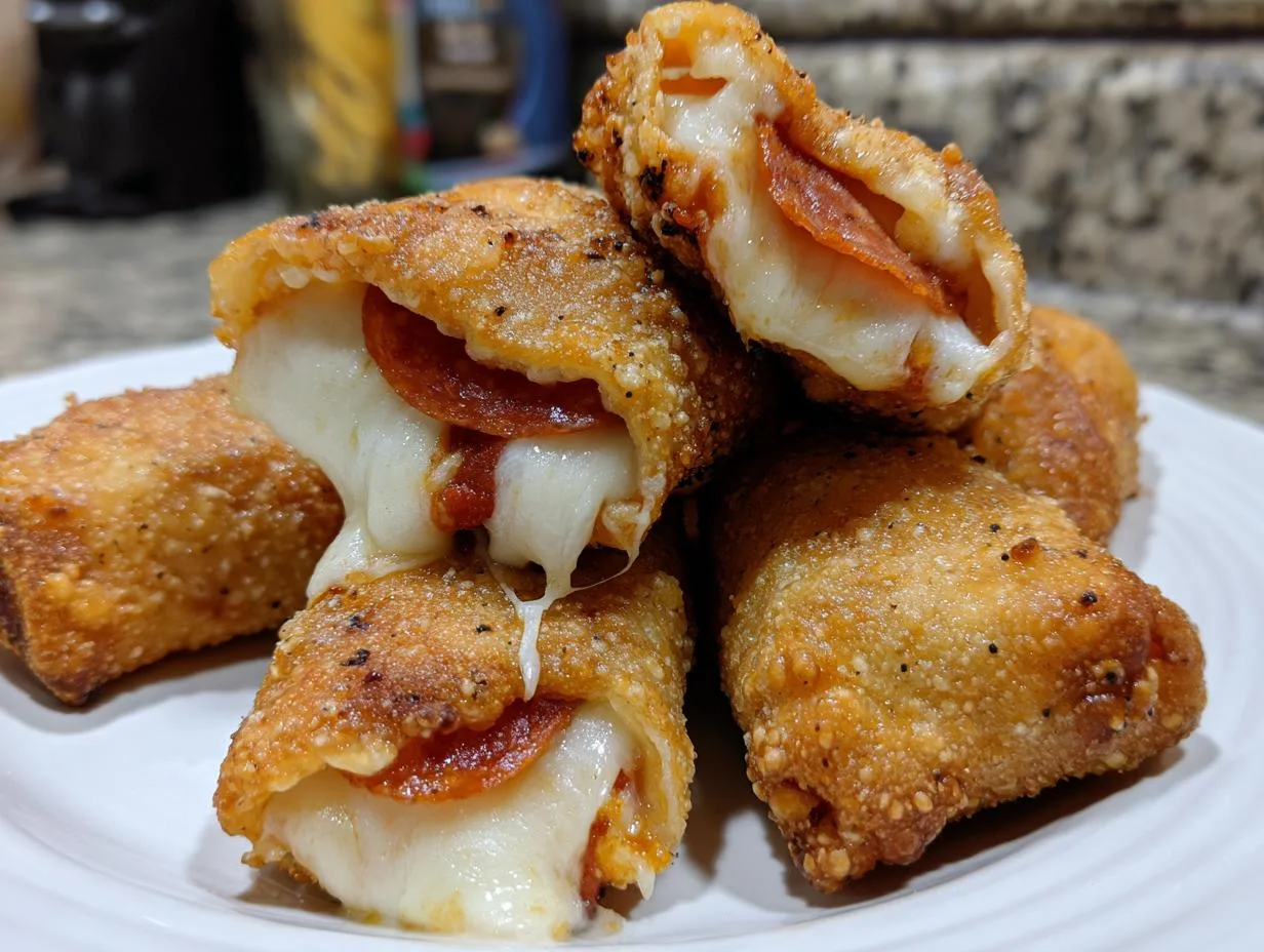Irresistible Crispy Air Fryer Pizza Rolls in 8 Minutes
