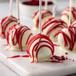 Red Velvet Cake Pops recipe card image