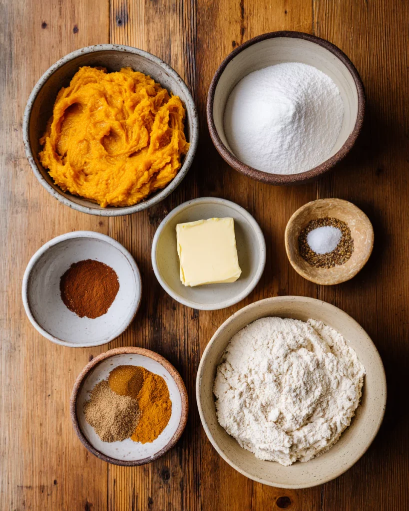 Sourdough Pumpkin Bread ingredients