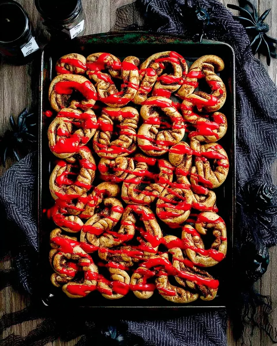 Spooky Cinnamon Roll Guts – Creepy Fun Halloween Recipe