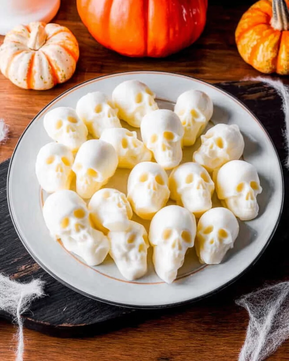 Spooky Mozzarella Skulls – Amazing 1-Step Halloween Snack