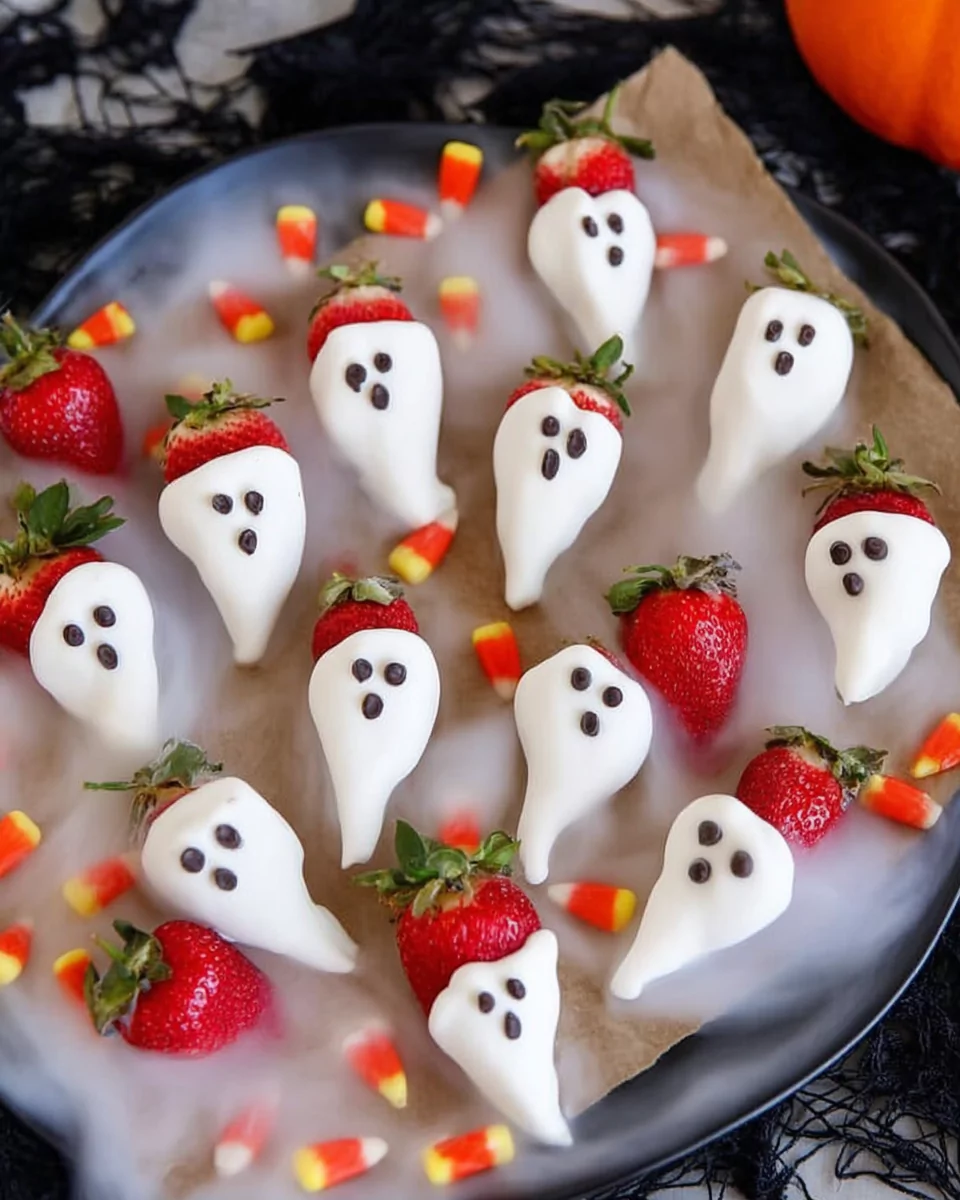 Strawberry Ghosts Recipe – 3-Ingredient Spooky Treat Kids Love