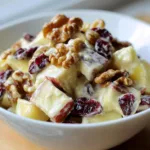 Apple Fruit Salad With Creamy Dressing