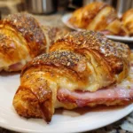 Baked Ham Cheese Croissants