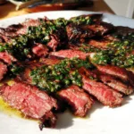 Bavette Steak Garlic Sauce