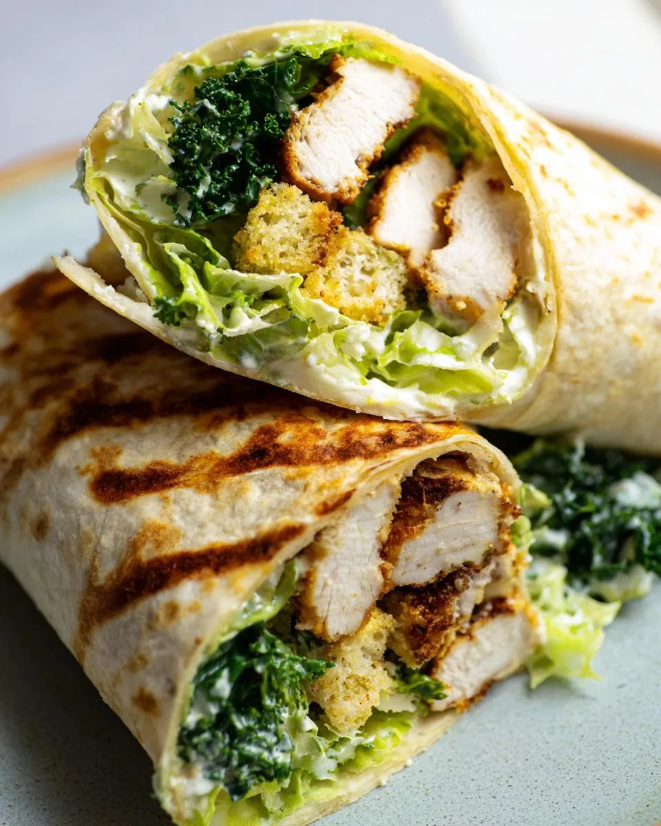 Caesar Chicken Wrap Recipe - detail 2