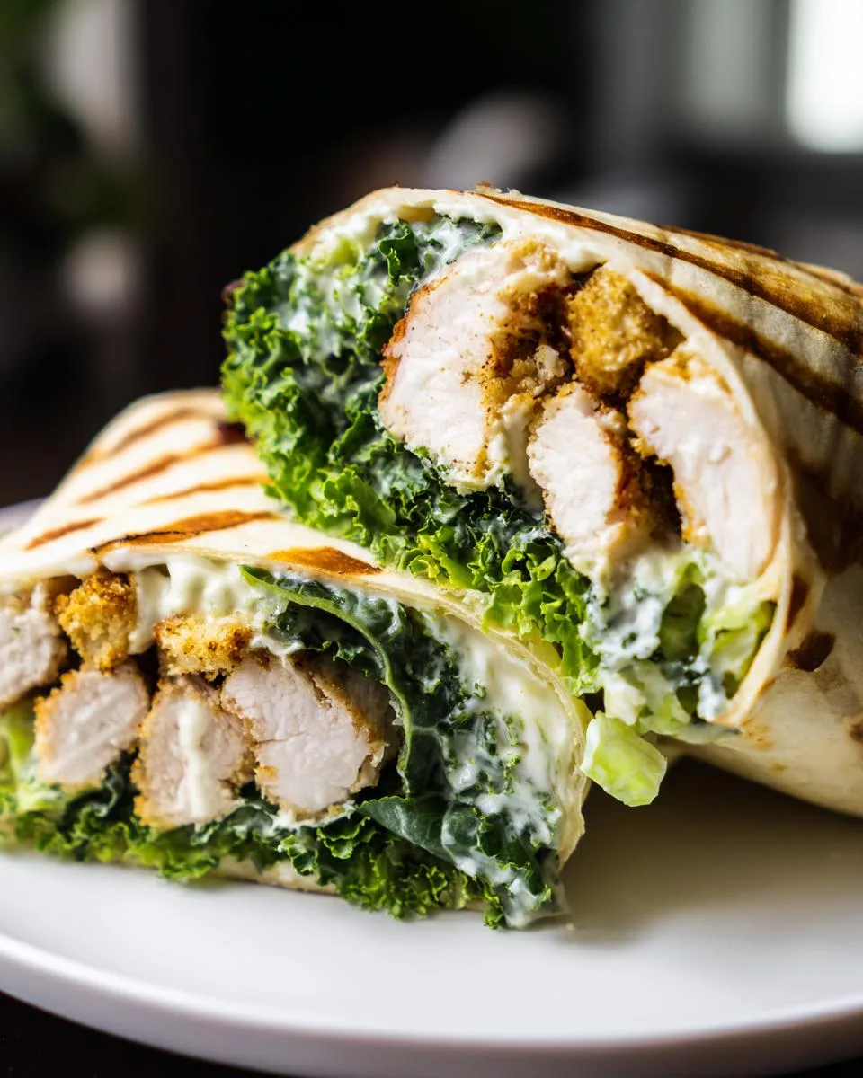 Caesar Chicken Wrap Recipe - detail 3