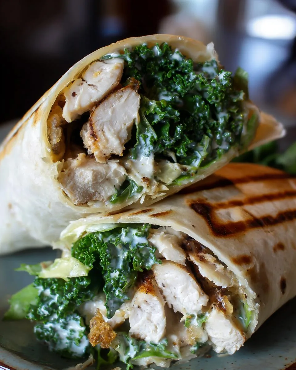 Caesar Chicken Wrap Recipe - detail 5