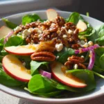 Candied Pecan Salad with Apples