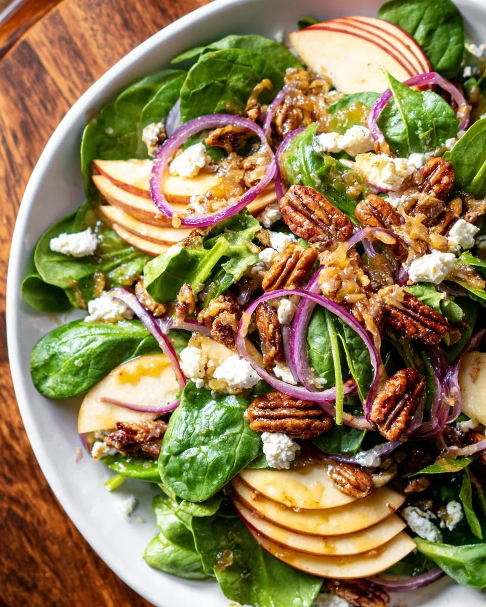 Candied Pecan Salad with Apples - detail 6