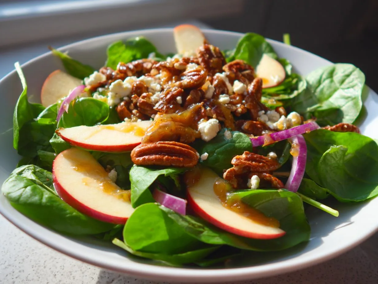 15-Minute Candied Pecan Salad with Apples Steals the Show