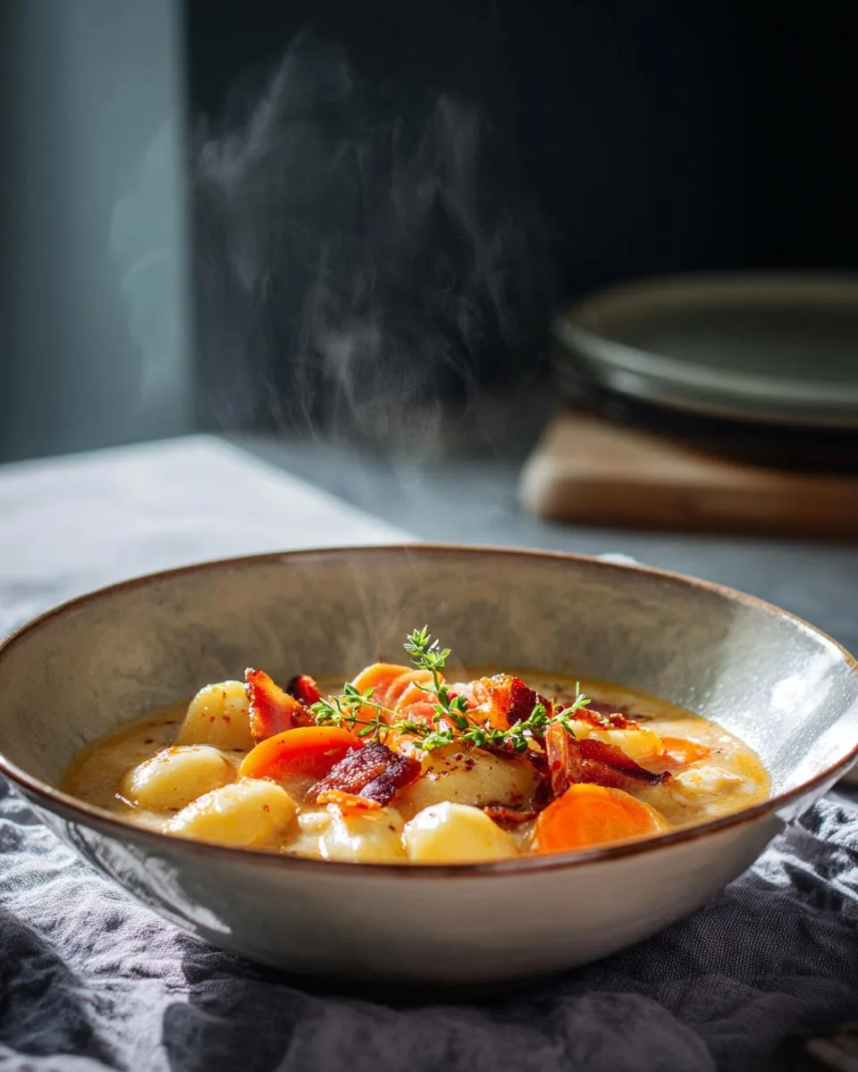 Cheddar Gnocchi Soup - detail 3