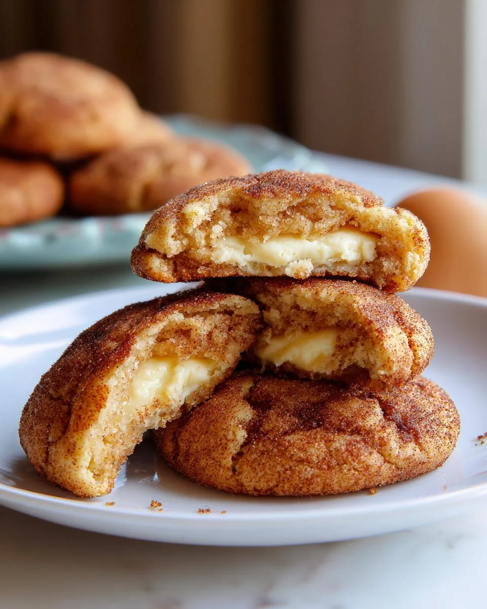 Cheesecake Stuffed Snickerdoodles - detail 4
