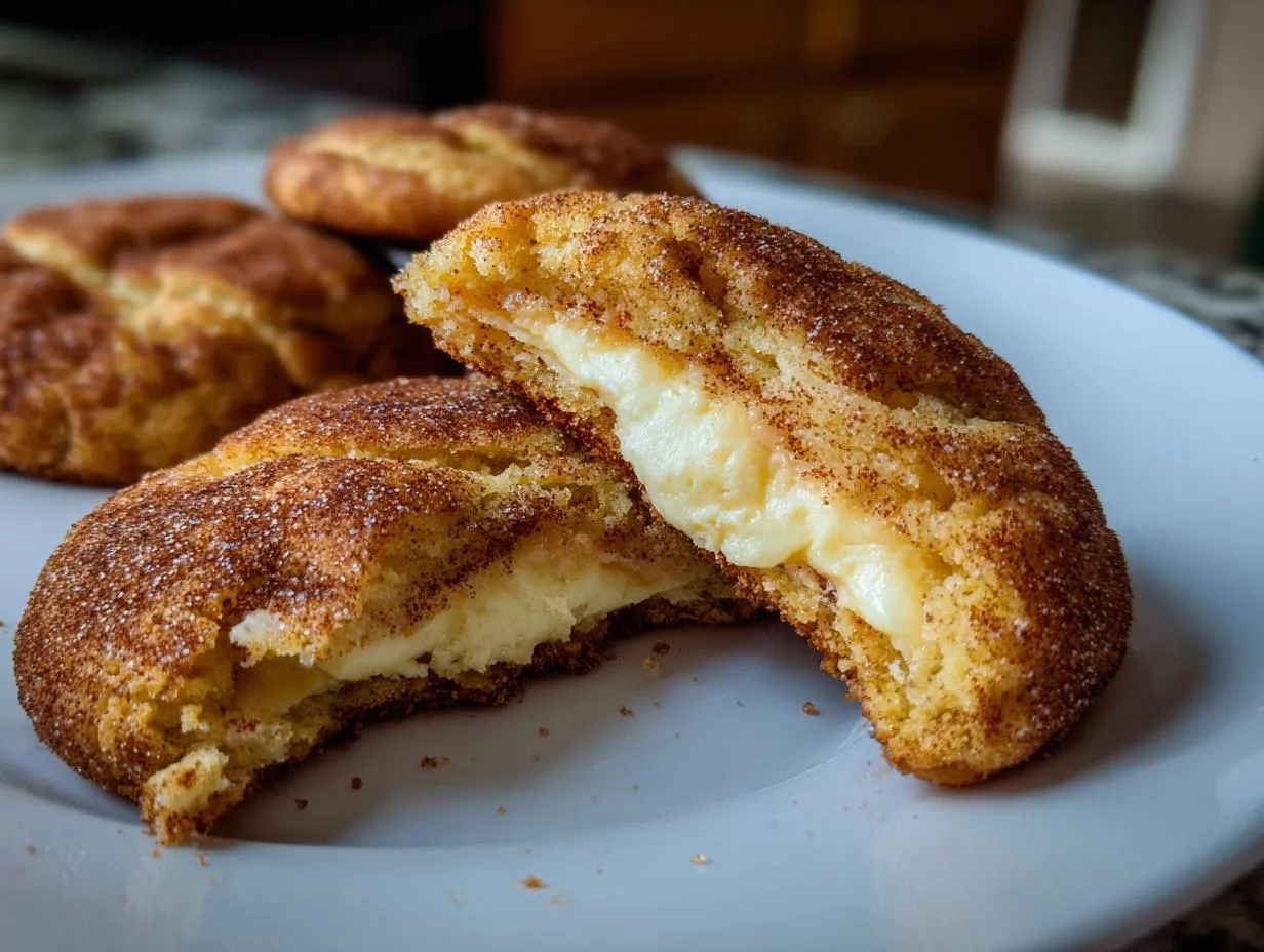 Irresistible Cheesecake Stuffed Snickerdoodles in 16 Steps