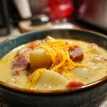 Cheesy Potato Kielbasa Soup