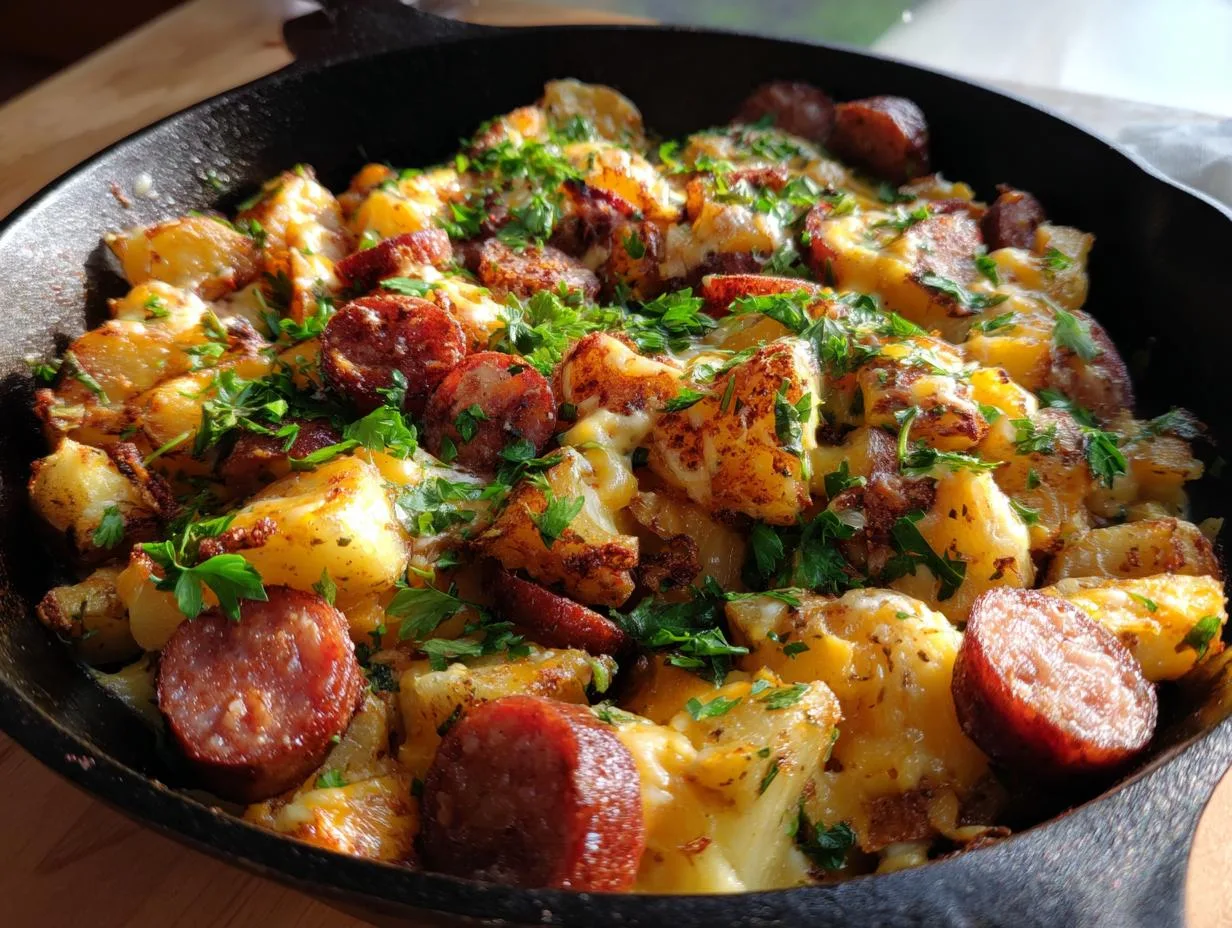 Irresistible Cheesy Ranch Potato Sausage in 45 Minutes