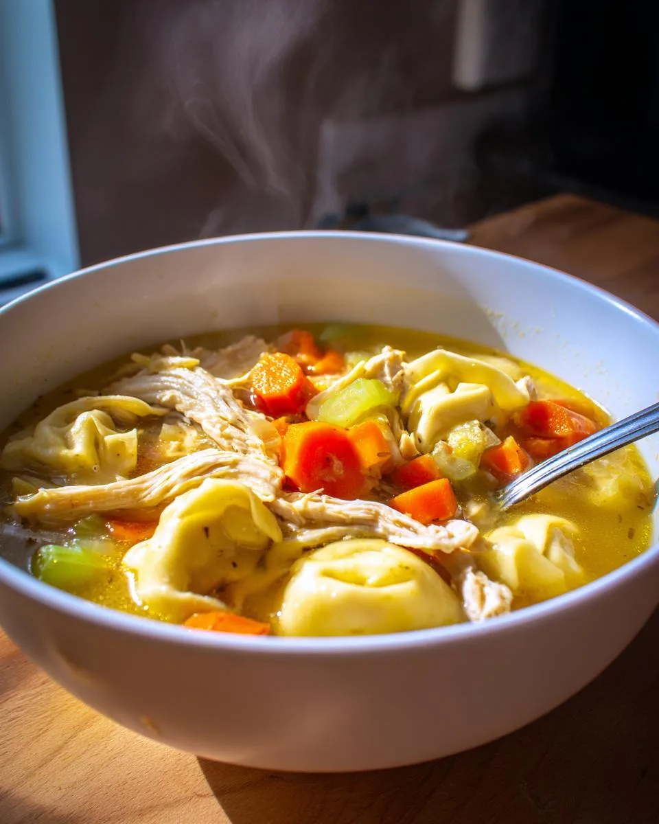 Chicken Tortellini Soup - detail 3