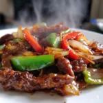 Chinese Pepper Steak Onions