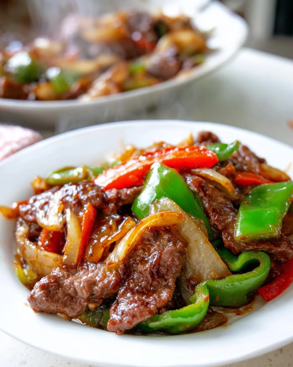 Chinese Pepper Steak Onions - detail 4