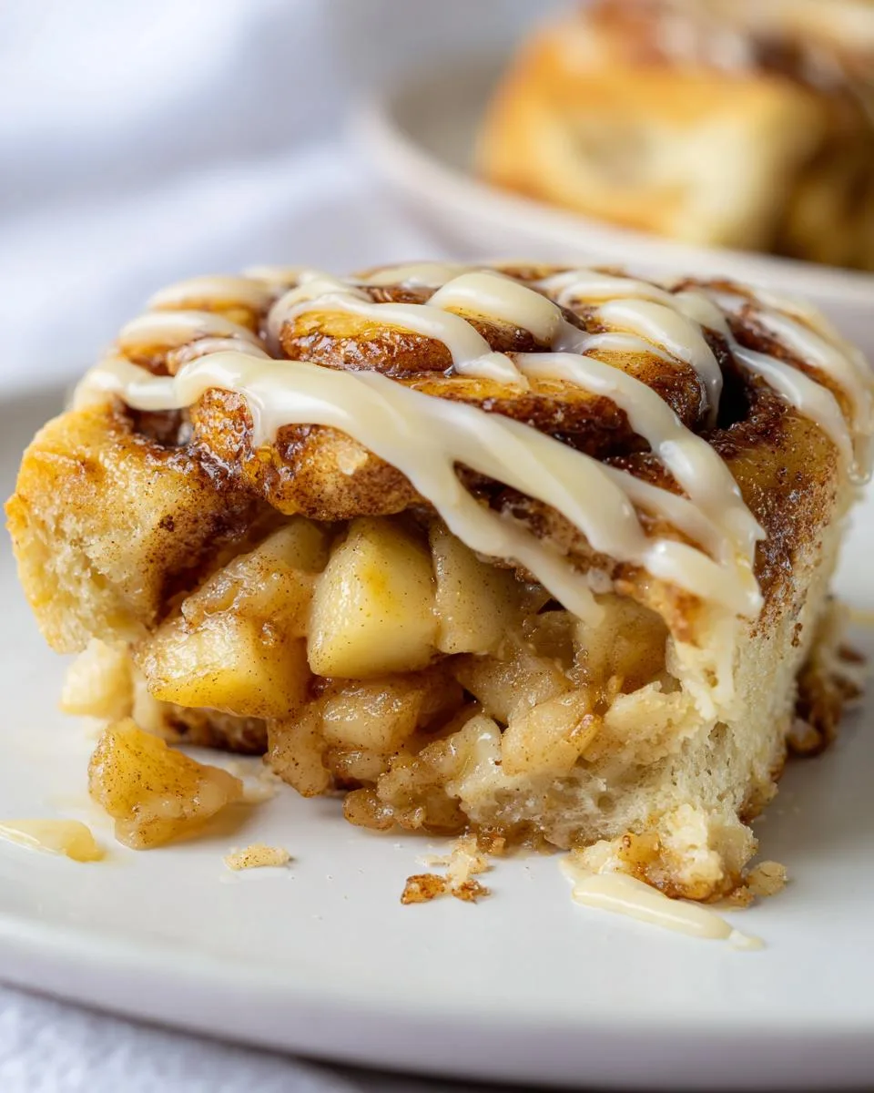 Cinnamon Rolls Apple Pie - detail 2