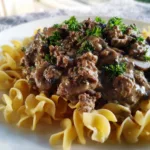 Creamy Beef Stroganoff Recipe