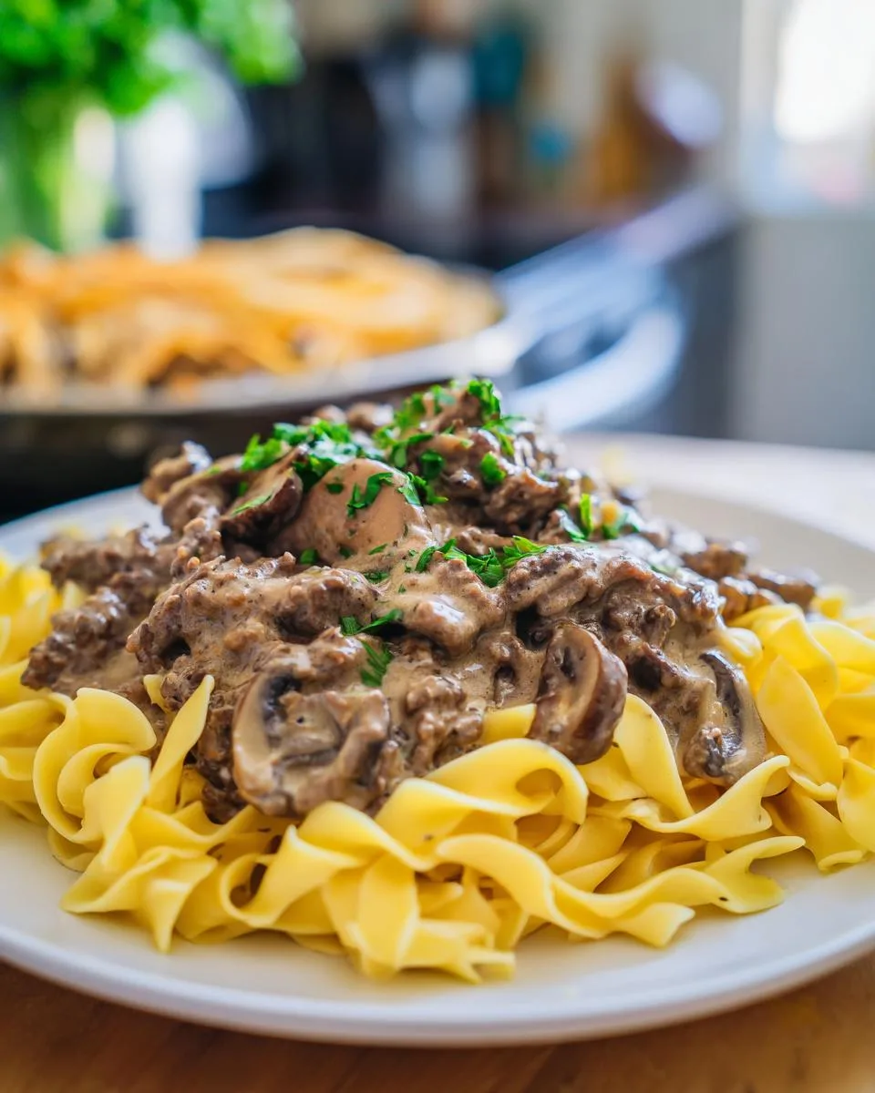 Creamy Beef Stroganoff Recipe - detail 2