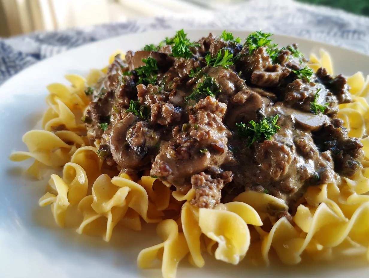 30-Minute Creamy Beef Stroganoff Recipe for Comfort