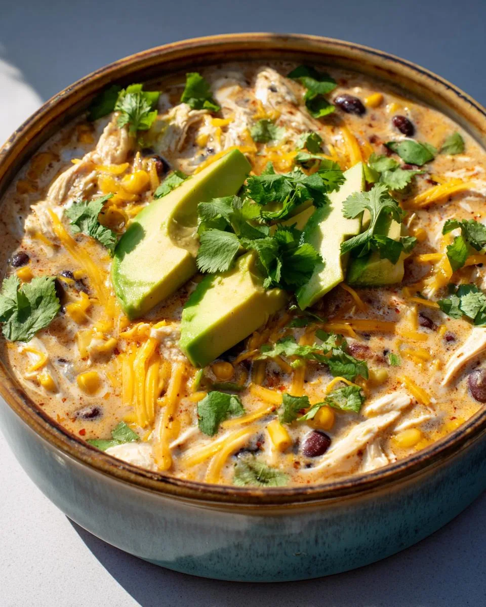 Creamy Chicken Enchilada Soup - detail 3