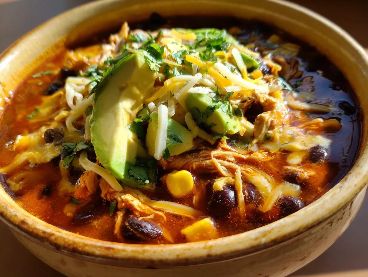 Irresistible 45-Minute Creamy Chicken Enchilada Soup Recipe