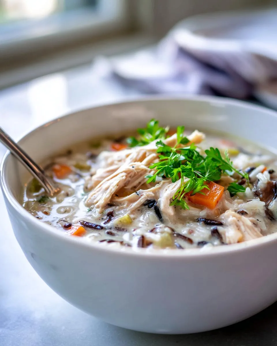 Creamy Chicken Rice Soup - detail 2