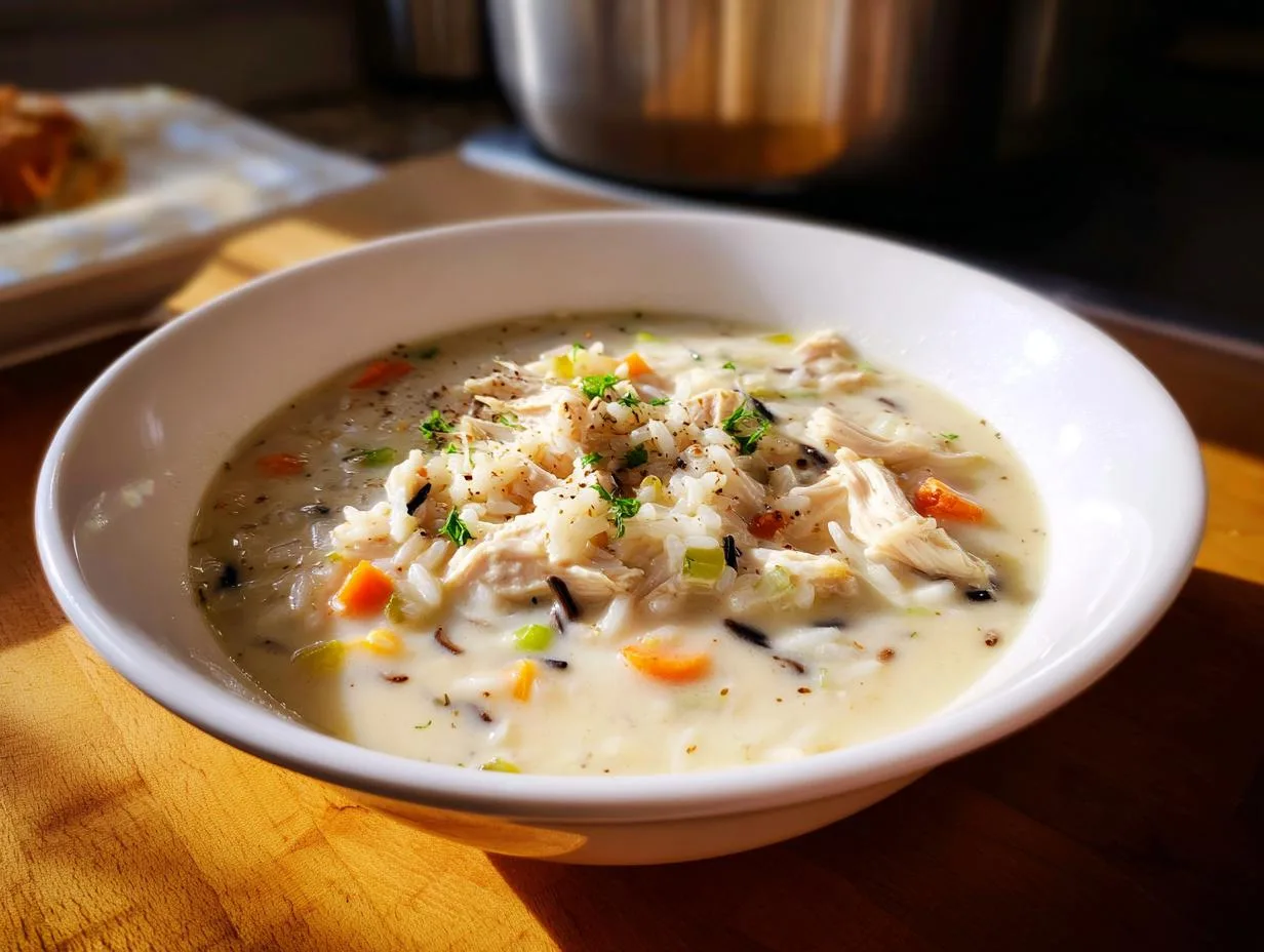 35-Minute Creamy Chicken Rice Soup: Ultimate Comfort Recipe
