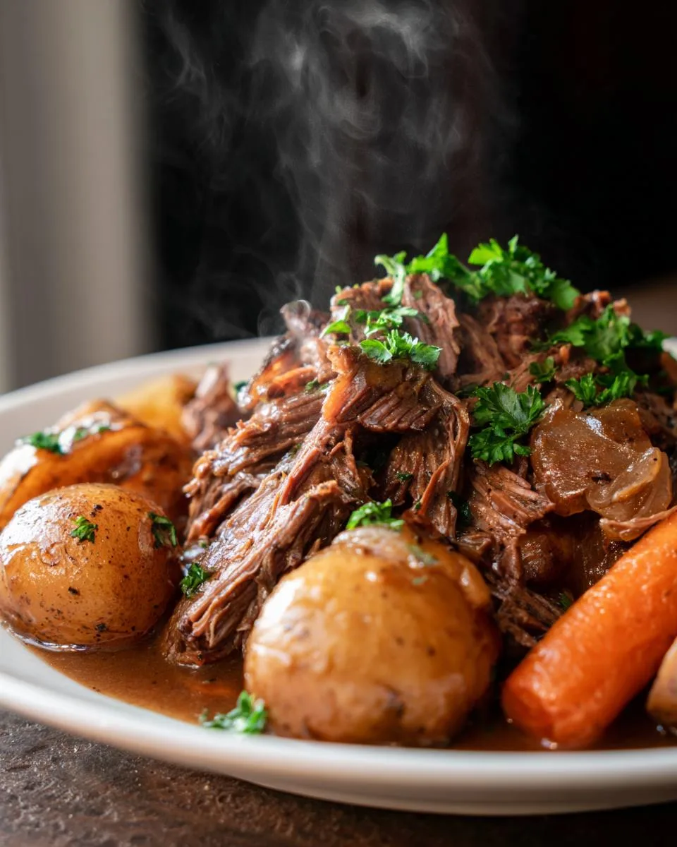 Crock Pot Pot Roast Gravy - detail 1