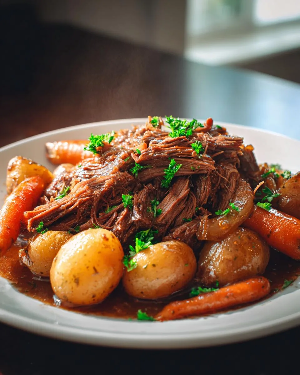 Crock Pot Pot Roast Gravy - detail 3