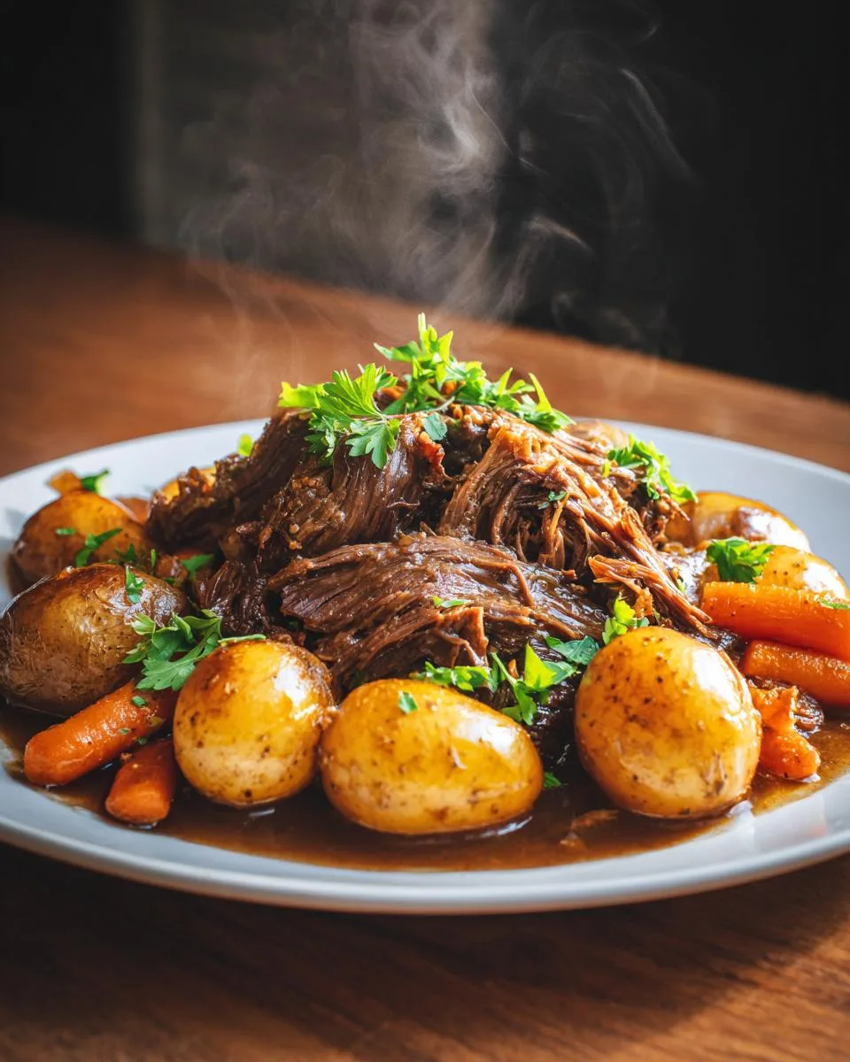 Crock Pot Pot Roast Gravy - detail 4