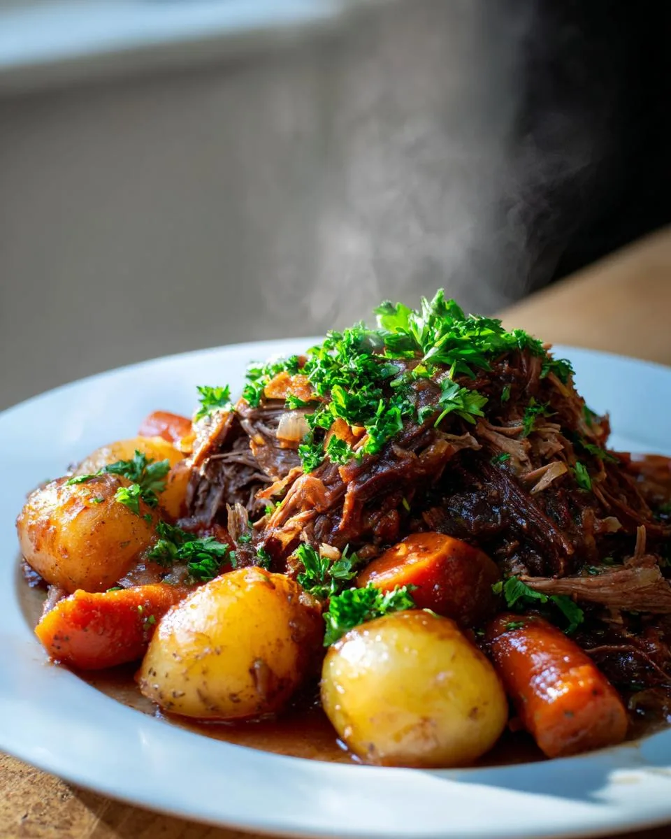 Crock Pot Pot Roast Gravy - detail 5