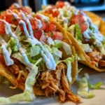 Crock Pot Ranch Chicken Tacos