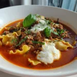 Crockpot Lasagna Soup